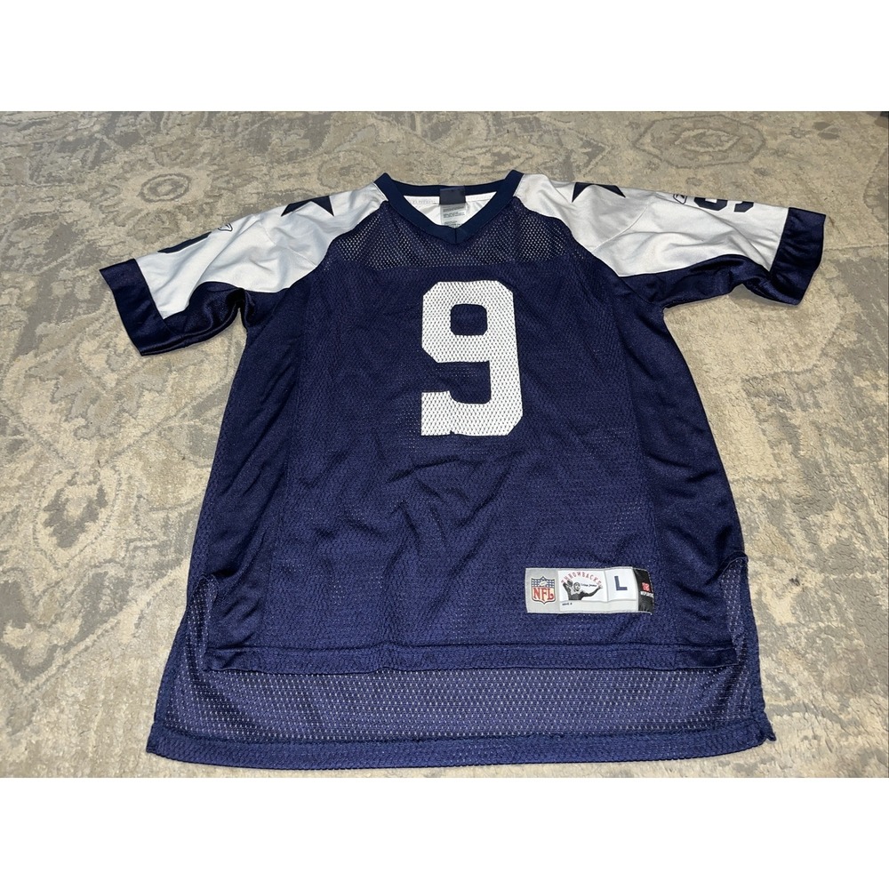 Dallas Cowboys Tony Romo Reebok Classic‎ Throwback Jersey Boys Size Large 14/16